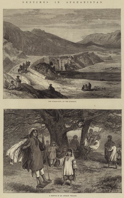 Sketches in Afghanistan by Frank Dadd